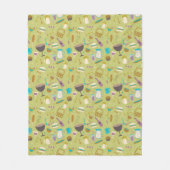 Barbecue Patroon Fleece Deken (Voorkant)