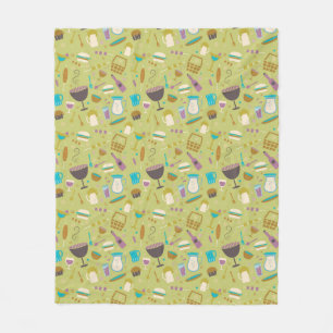 Barbecue Patroon Fleece Deken