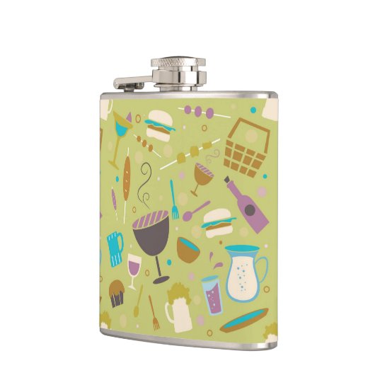 Barbecue Patroon Heupfles (Links)