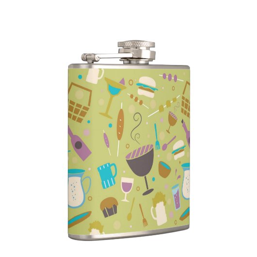 Barbecue Patroon Heupfles (Rechts)