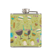 Barbecue Patroon Heupfles (Achterkant)