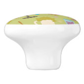 Barbecue Patroon Keramische Knop (Zijkant)