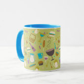 Barbecue Patroon Mok (Voorkant links)