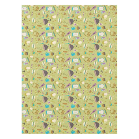 Barbecue Patroon Tafelkleed (Voorkant)