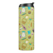 Barbecue Patroon Thermosbeker (Gedraaid links)