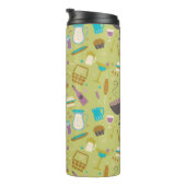 Barbecue Patroon Thermosbeker (Geroteerd rechts)