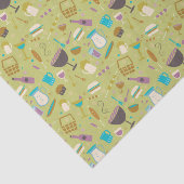 Barbecue Patroon Tissuepapier (Detail)