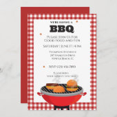 Barbecue Picknick Grillen Kaart (Voorkant / Achterkant)