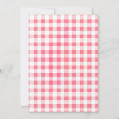 Barbecue Picknick Party Uitnodiging (Achterkant)