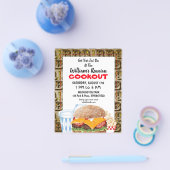 Barbecue Picknick Reünie Fast Food Flyer (Enkel)