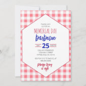 Barbecue Picknick Uitnodiging (Voorkant)