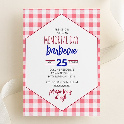 Barbecue Picknick Uitnodiging