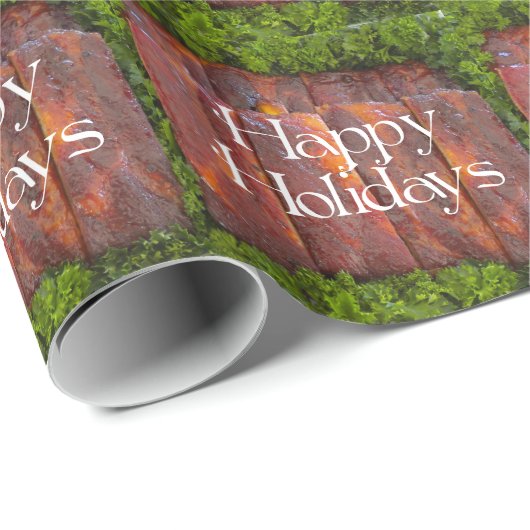 Barbecue Pork Ribs Cadeaupapier (Rol Hoek)