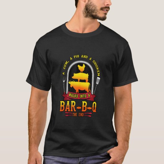 Barbecue Quote Grilling Barbeque Pitmaster Meat T-shirt (Voorkant)