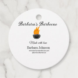 Barbecue restaurant keuken sociale media website o bedankjes labels