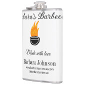 Barbecue restaurant keuken sociale media website o heupfles (Links)