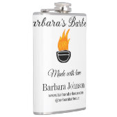 Barbecue restaurant keuken sociale media website o heupfles (Rechts)