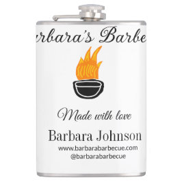 Barbecue restaurant keuken sociale media website o heupfles