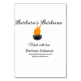 Barbecue restaurant keuken sociale media website o kaart