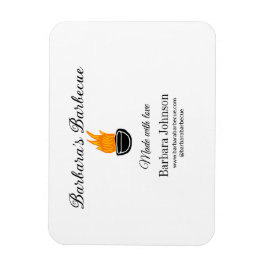 Barbecue restaurant keuken sociale media website o magneet