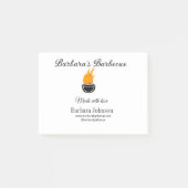 Barbecue restaurant keuken sociale media website o post-it® notes (Voorkant)