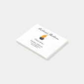 Barbecue restaurant keuken sociale media website o post-it® notes (Schuin)