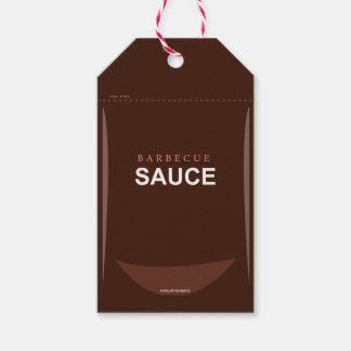 Barbecue Sauce Packet Gift Label Cadeaulabel