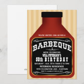 Barbecue-sausfeest Uitnodigingen (Voorkant / Achterkant)