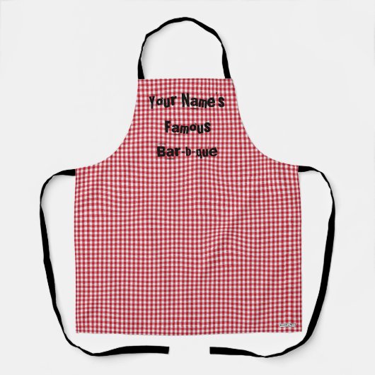 Barbecue Schort - Persoonlijk - HAMbyWG (Voorkant)