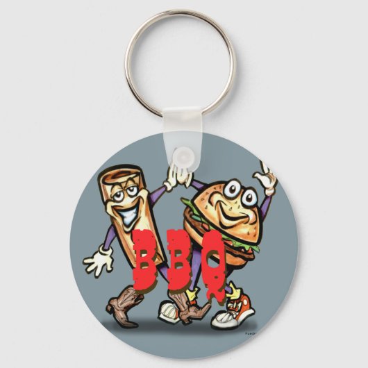 barbecue sleutelhanger (Voorkant)
