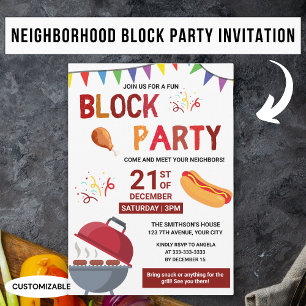 Barbecue Snack Picknick Pret Buurman Blokfeest Kaart