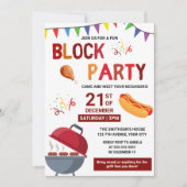 Barbecue Snack Picknick Pret Fun Buurtfeest Kaart (Voorkant)