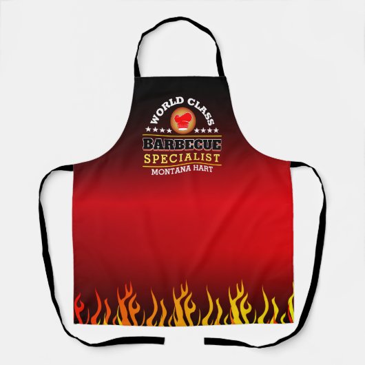 BARBECUE Specialist Vlamgrill Schort (Voorkant)