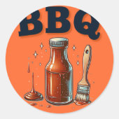 Barbecue stickers labels (Voorkant)
