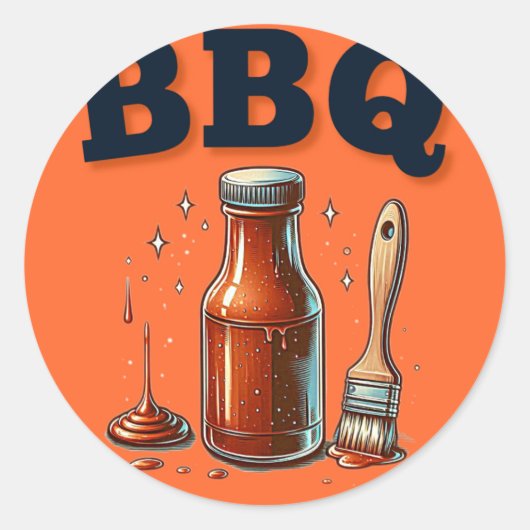 Barbecue stickers labels (Voorkant)