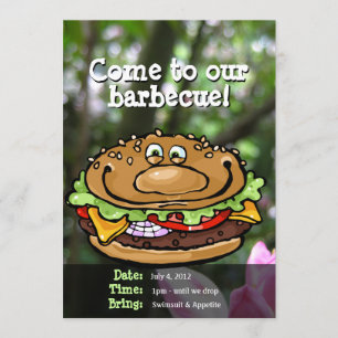 Barbecue Summer Outdoorparty CUSTOMIZE Kaart