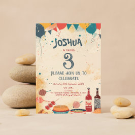 Barbecue thema I aangepaste foto verjaardagsfeestj Kaart