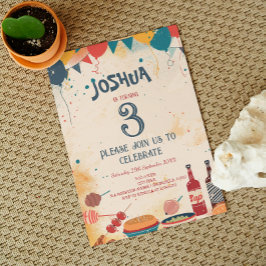 Barbecue thema Verjaardagsfeest Kaart