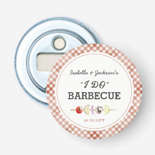 Barbecue Trouwfeest Borrel Button Flesopener
