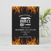 Barbecue Tuinfeest Kaart (Staand voorkant)