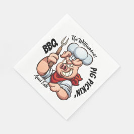 Barbecue Varkensservet Servet