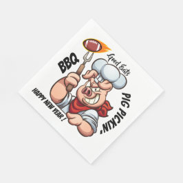 Barbecue Varkensservet Servet