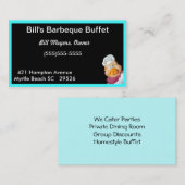 Barbecue Visitekaartje (Voorkant / Achterkant)