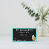 Barbecue Visitekaartje (Staand voorkant)
