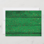 Barbecue vlammen string licht foto AGE verjaardag Kaart (Achterkant)