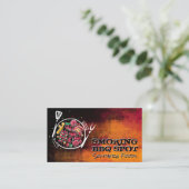 Barbecue Voedsel Illustraties | Restaurant Visitekaartje (Staand voorkant)