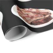 Barbecuede rugribben cadeaupapier (Rol Hoek)
