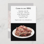 Barbecuede rugribben kaart (Voorkant / Achterkant)