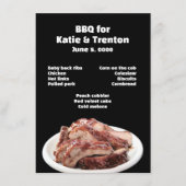 Barbecuede rugribben menu (Voorkant)