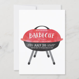 Barbecuefeest uitnodiging